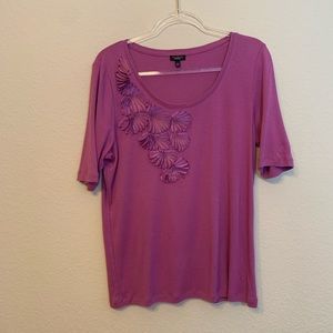 Talbots purple top. Size XL